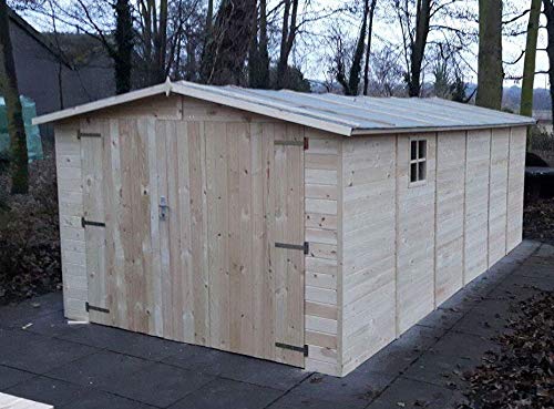 Holz Garagen Bausatz - Fertiggaragen aus Holz kaufen