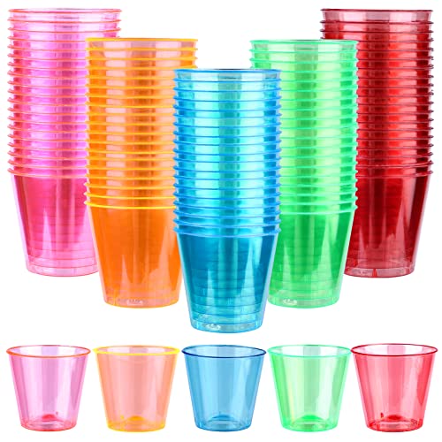 100 PCS Verre Shooter Plastique, Verre A Shot Plastique