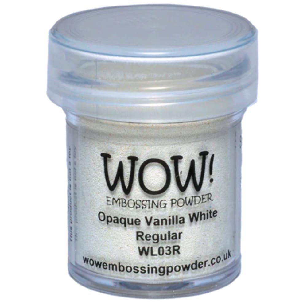 Wow! White Wow Embossing Powder 15Ml-Opaque Vanilla