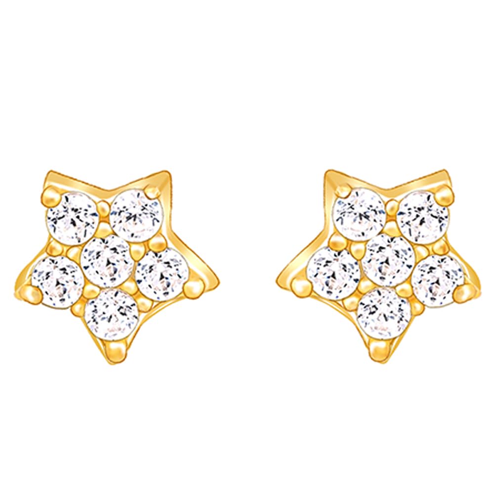 GIVA 925 Silver 18k Gold Plated Anushka Sharma Golden Star Constellation Studs | Rakhi Rakshabandhan Gift for Sister Bhabhi , Gifts for Women & Girls |With Certificate of Authenticity and 925 Stamp (B09PBR3H44) Amazon Price History, Amazon Price Tracker