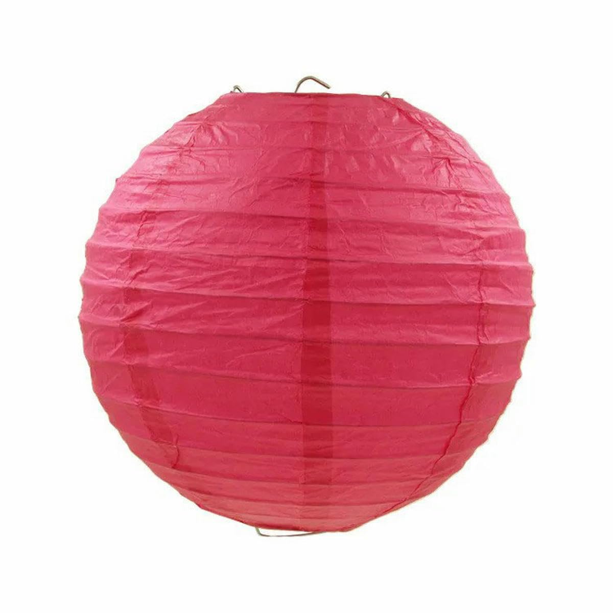 Round Paper Lanterns, Round Hanging Paper Lanterns Multicolor 10-40cm(Purple Red-a,20cm(8inch))
