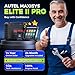 Autel MaxiSys Elite II Pro Scanner, 2025 2 Years Free Update Elite 2 Pro, J2534 Reprogramming Tool as Ultra MS909 MS919 Up of MS908SP II MK908P II, Motor TruSpeed, 45+ Resets, CAN FD DoIP, 3K+ Test