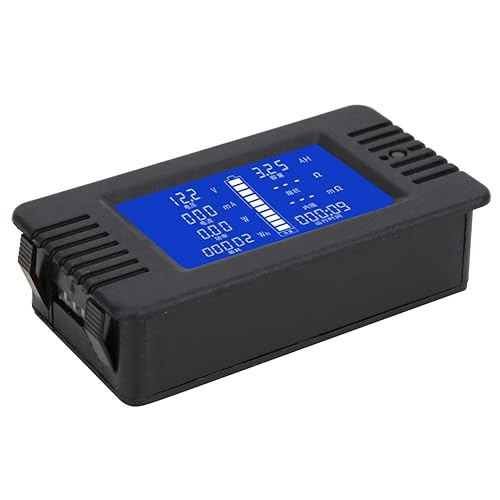 LCD Digital Display Battery Test Detector Highprecision Chip Control with 300A Shunt for Capacity, Remaining Power, Energy Consumption) (015 English