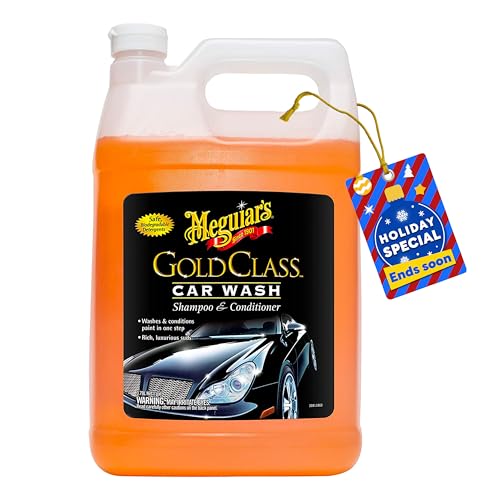 Meguiar's Gold Class Car Wash, Car Wash Foam for Car Cleaning - 1 Gallon Container