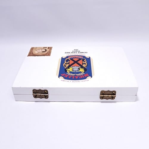 Miniatura 5 de Micallef Churchill Gomez Sanchez Habano - Caja vacía de madera para cigarros, 8 x 5.75 x 1.25 pulgadas