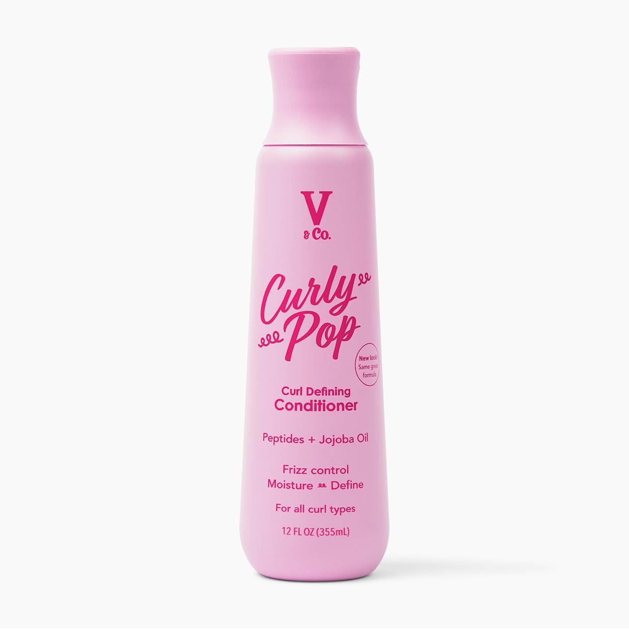 V&Co. Beauty Curly Hair Conditioner with Peptide Technology, 12 oz, Sulfate Free Conditioner for Naturally Curly Hair, Gentle, Color Safe Conditioner V&Co. Beauty Curly Hair Conditioner with Peptide Technology, 12 oz, Sulfate Free Conditioner for Naturally Curly Hair, Gentle, Color Safe Conditioner