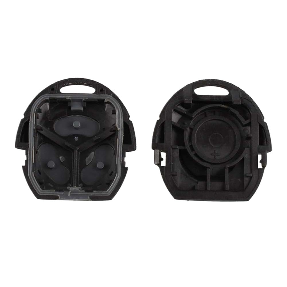 Funda de Mando a Distancia de Goma con 3 Botones Compatible con Rover 25 35 ZS ZR ZT Pack de 2