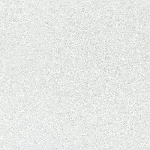 VEELIKE Tapete Stuck Weiß Strukturtapete Weiße Gips Tapete Überstreichbare 40cm x 300cm Vinyltapete Klebetapete Selbstklebend Wand Tapeten Wohnzimmer Schlafzimmer Badezimmer Abwaschbare Abnehmbar