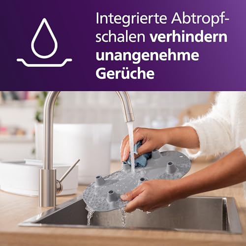 Philips Avent Sterilisator-Geschenkset – Elektrischer Dampfsterilisator mit Flasche und Saugerbürste, SCF291/00 6