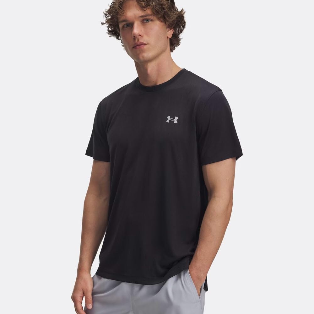 Under Armour UA Launch Camo SS - Black / / Reflective - MD