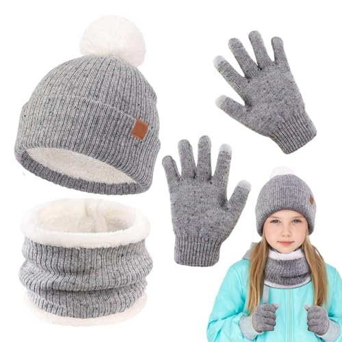 Gorro de invierno para niños pequeños y manoplas térmicas el regalo ideal para el clima frío