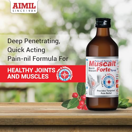 Image of AIMIL Muscalt 6orte Syrup (200ml) | Natural Herbal Tonic for Joint Comfort & Flexibility Support | Daily Wellness Liquid for Men and Women (Pack of 6)