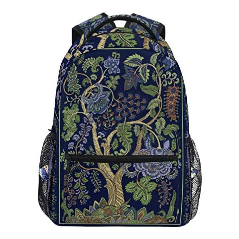 Indian Boho Paisley Backpack for Travel Cover