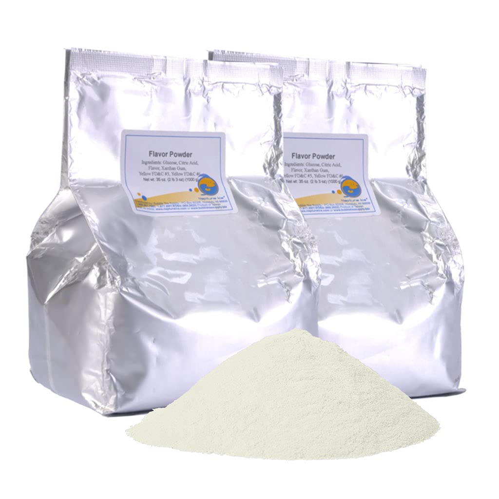 Bubble Tea Supply2 bags 80-90 drinks of Boba Powder Variety for Tapioca Pearls Fruit Milk Tea Bubbles Instant flavored drinks with brown sugar boba ALMOND