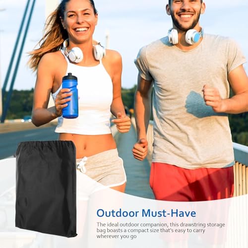 Sports Drawstring Bag - Drawstring Storage Bag, Traveling Sports Storage Bag with Drawstring | Women Men Fitness Folding Pouch, Drawstring Gym Bag for Organization for Shoes, Slippers, Toiletries3