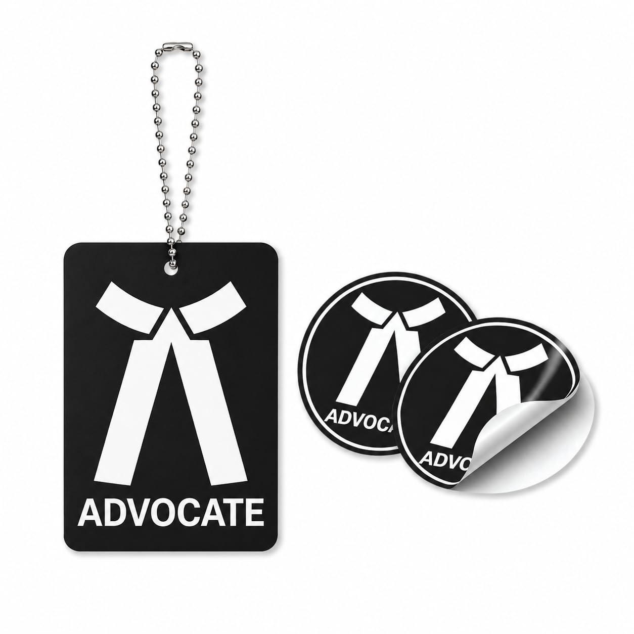 CVANU Acrylic Car Hanging Accessories Advocate Embossed Both Side for Car Decoration(3" x4inch)_c1-image-14