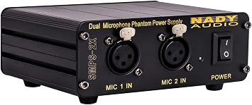 Nady SMPS-2X 2-Channel 48V Phantom Power Supply for Condenser Microphones