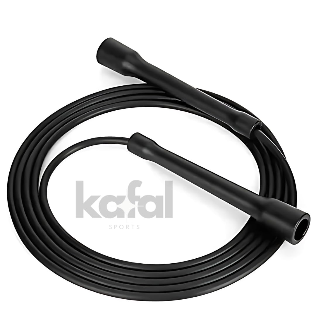 Kafal Sports Fitness Rope | Excersice Rope | Skipping Rope, PVC Black, 3 m Length. (Black) (B0DDT42KYB) Amazon Price History, Amazon Price Tracker