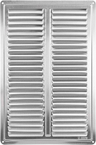 Access Panels UK Stainless Steel Air Vent Grille Cover 200X300 (8X12) Ventilation Grill Cover