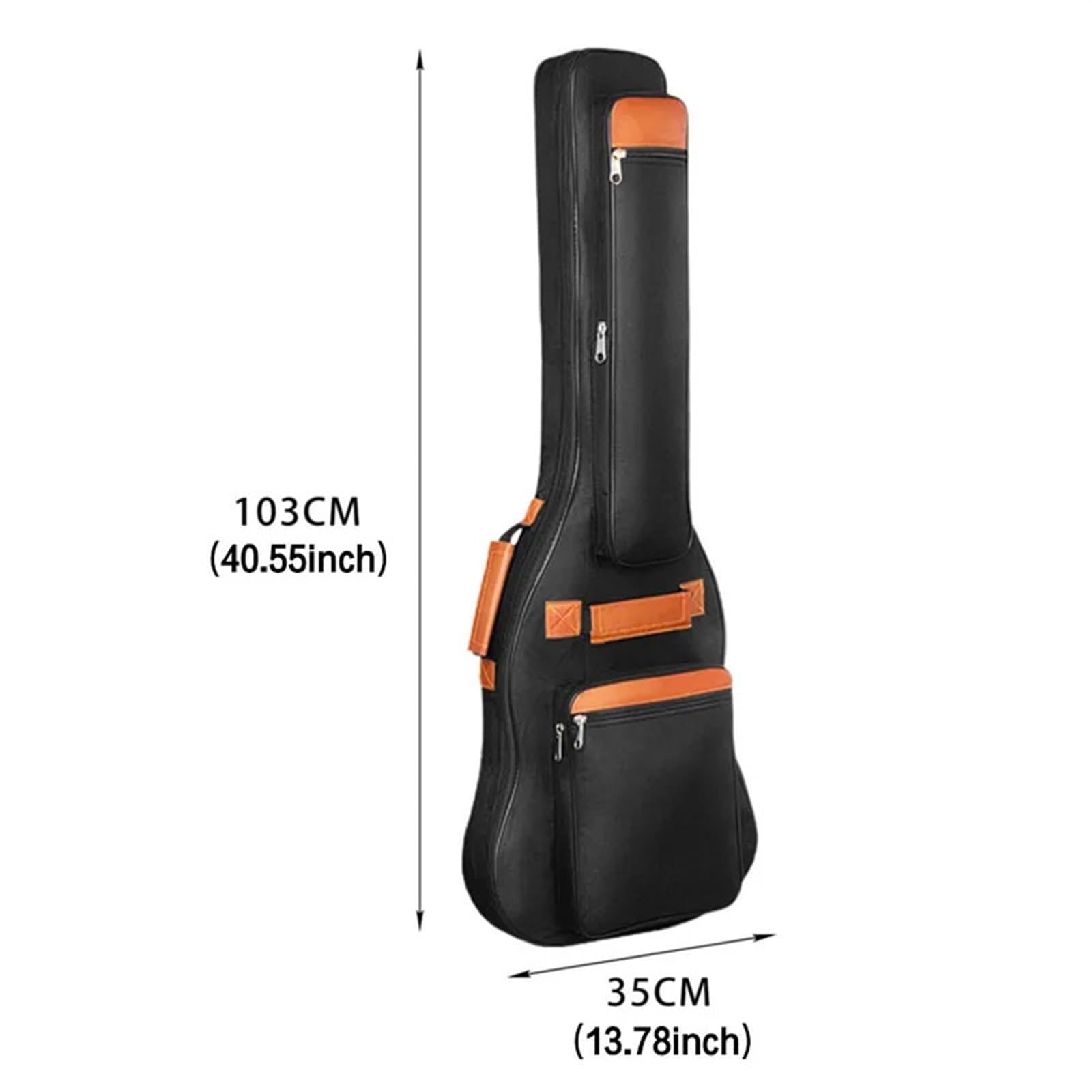 Mochila de Tela Acolchada Suave for Guitarra eléctrica, bajo, Funda Transporte, for para Transportar Guitarras(Bass Bag)