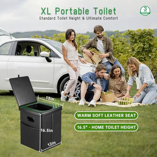 Portable Toilet Kit with Pop-Up Tent