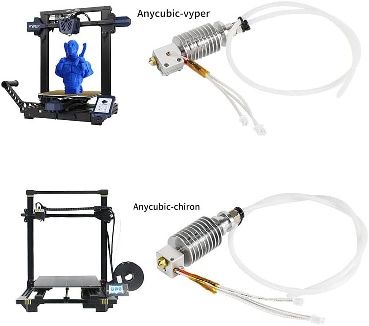 review NPEROUT V5/V6 J-Head Remote Print Head hotend 12V/24V 40W for I3 Mega/Chiron/Vyper/mega Zero V2.0 3D Printer Parts (Color : for Chiron, Size : 1 pcs)