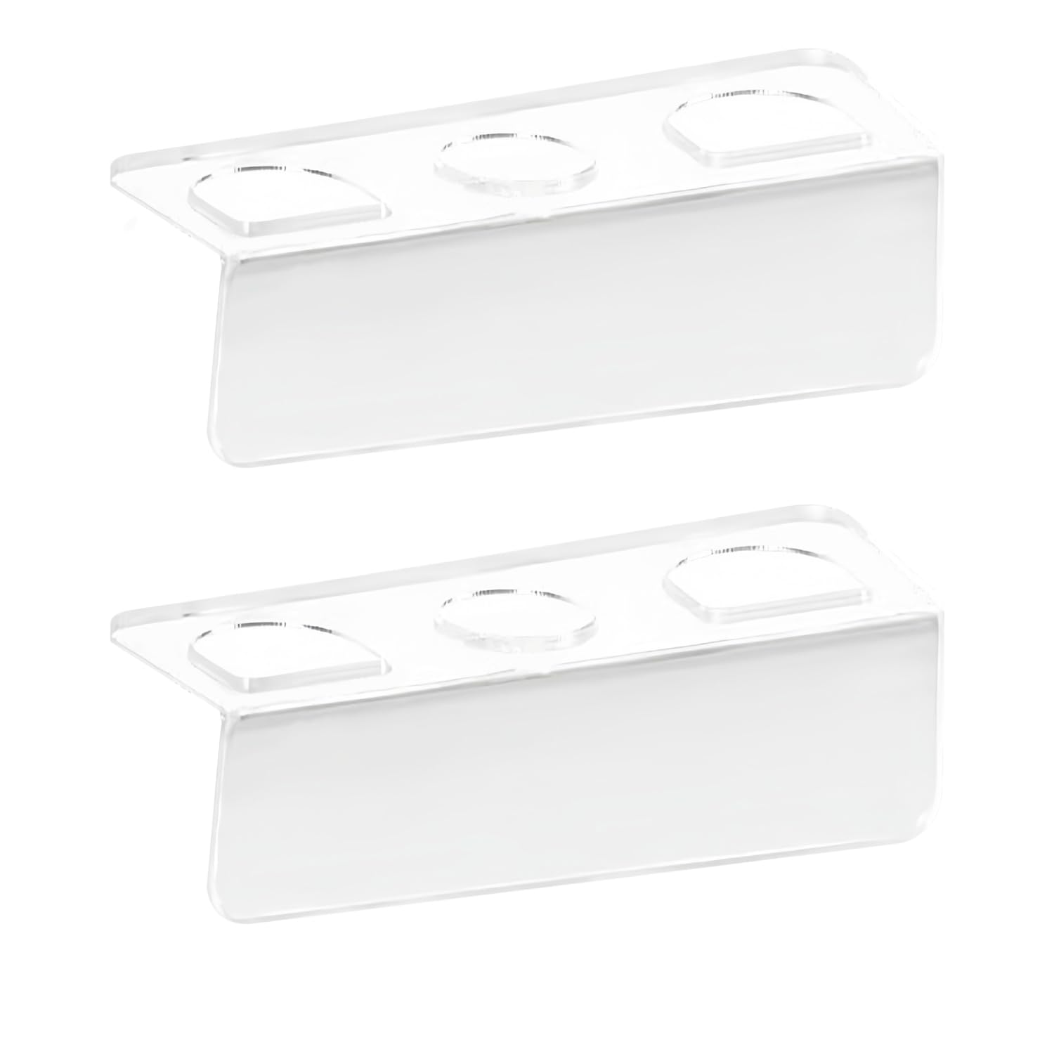 TVSVKWE 2-Piece Wall-Mounted Storage Rack, Bathroom Storage Rack, Plastic Storage Rack, Multi-Function Storage Rack.