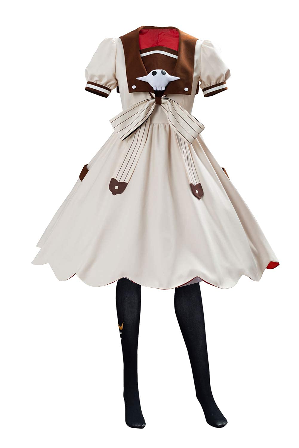 COSTHAT Women Girls Nene Yashiro Cosplay Costume Dress Halloween Toilet Bound Hanako Kun School Uniform