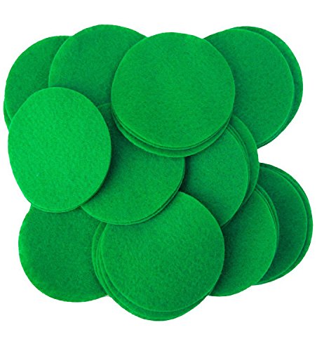 Image of Playfully Ever After Green Craft Felt Circles (3 Inch - 30pc)