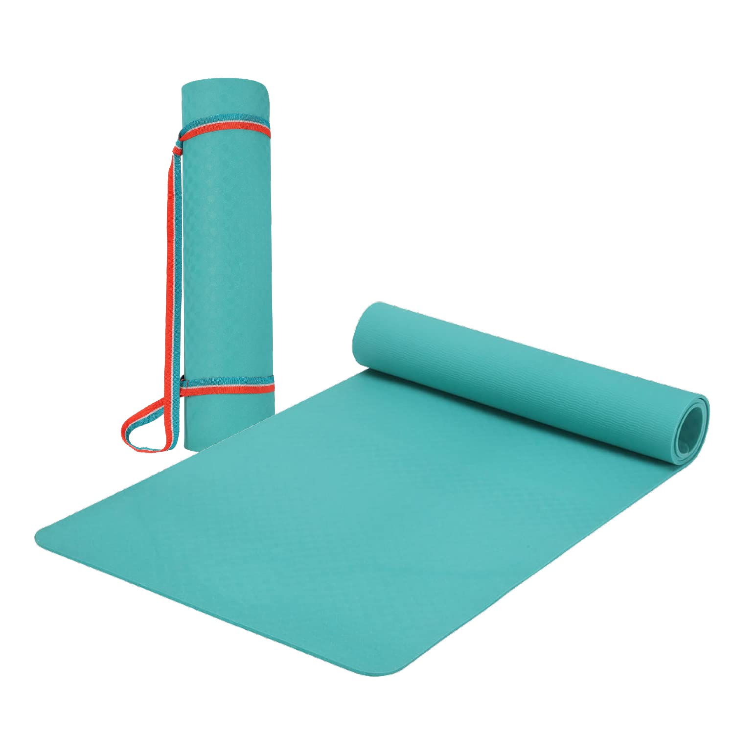Serenity Everyday Yoga Mat & Carry Strap for Men, Women & Kids Fitness | Extra Thick, Long & Wide EVA Exercise Mat For Home Gym, Yoga, Meditation & Outdoor Workout (6MM, Turquoise Blue) (B0BSFRJ9W2) Amazon Price History, Amazon Price Tracker