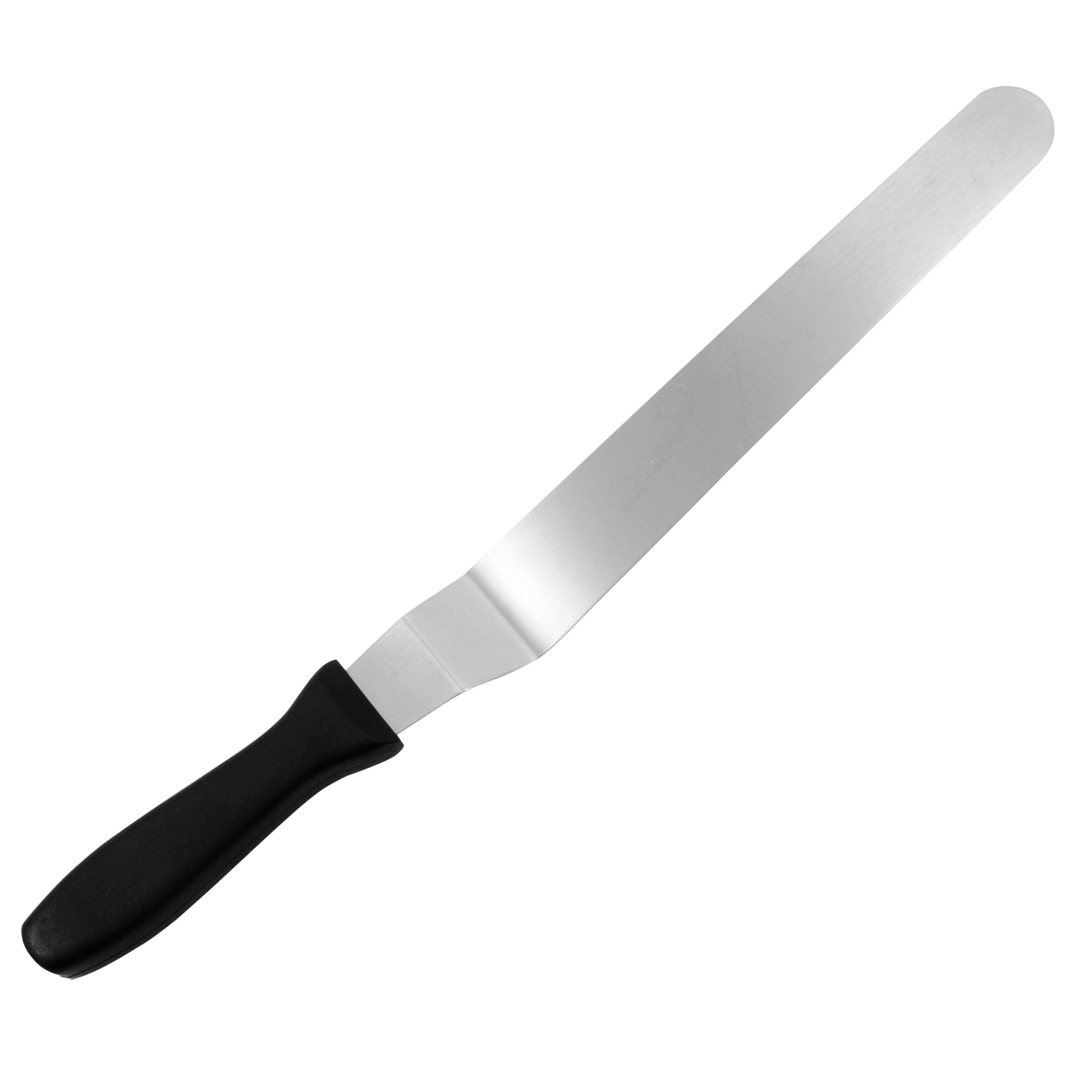 Fat Daddio's SPAT-12OS Stainless Steel Offset Spatula, 12 Inch