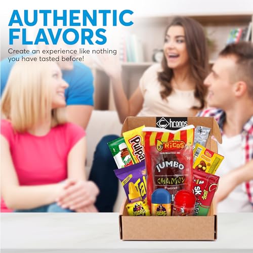 Chamoy Pickle Kit by CHRONOS 12 Piece Kit includes Jumbo Ricos Chamoy pickle, Skwinkles Watermelon Flavor, Lucas Gusano (tamarind), Lucas Polvos (chamoy), Lucas Polvos (mango), Mango Chili Lollipop, Tajin Packet, Two Fruit Roll Ups (strawberry and tropica - Thumbnail 3