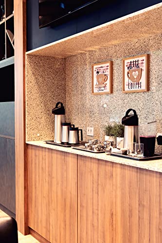 Garrafa Térmica Tramontina Exata em Aço Inox com Ampola de Vidro 1,2 L