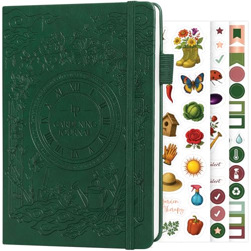 Legend Gardening Journal 5-Year Garden Journal Planner & Log Book with Gardening Calendar & Plant Logs Hardcover Garden Planner (Forest Green)