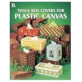 Leisure Arts Tissue Box Covers for Plastic Canvas Book - Create Stylish and Fun Designs with Plastic Canvas Patterns, Perfect for Beginners and Experts, 16 Pages of Inspiration