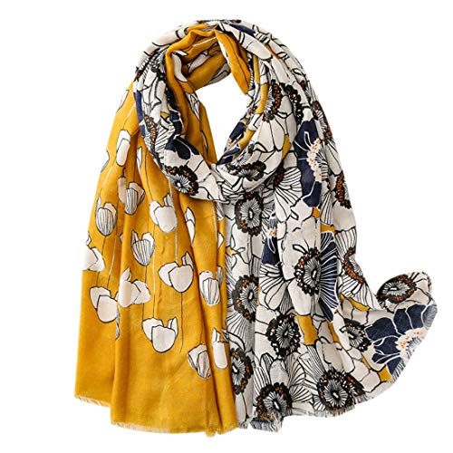 Image of FAIRYGATE Scarves and Scarves Celebrity Style Colourful Long Scarf Scarf Fashionable Neckerchief Women's Gifts for Her for Spring Summer Autumn Winter