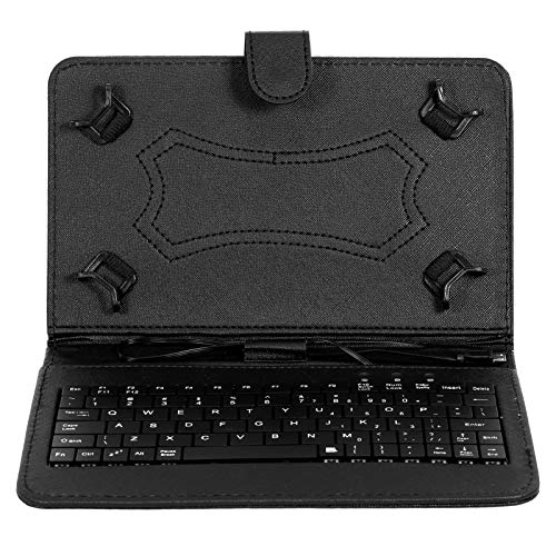 Capa de capa de couro PU magnético fólio dobrável dobrável sem caneta de teclado para tablet Android
