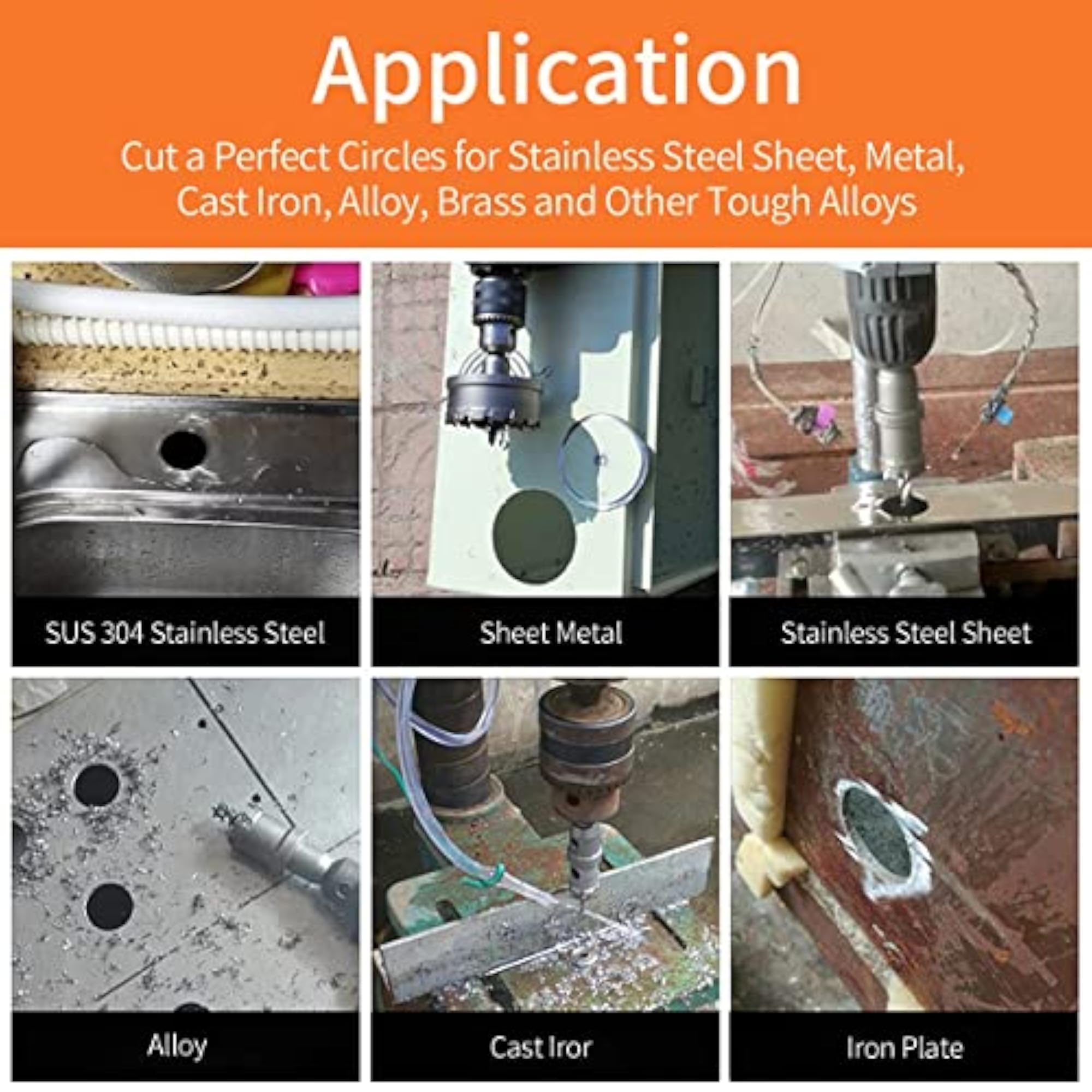 75mm Carbide Hole Cutter for Stainless Steel Sheet Metal