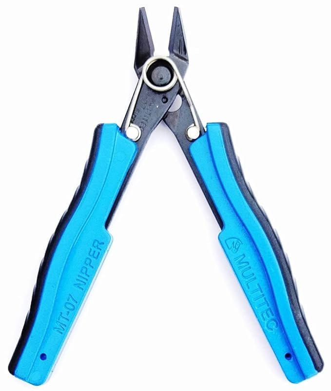 TESTIN ELECTRONICS Multitec 7 Alloy Steel Nippers And Micro Shears (Blue) 1