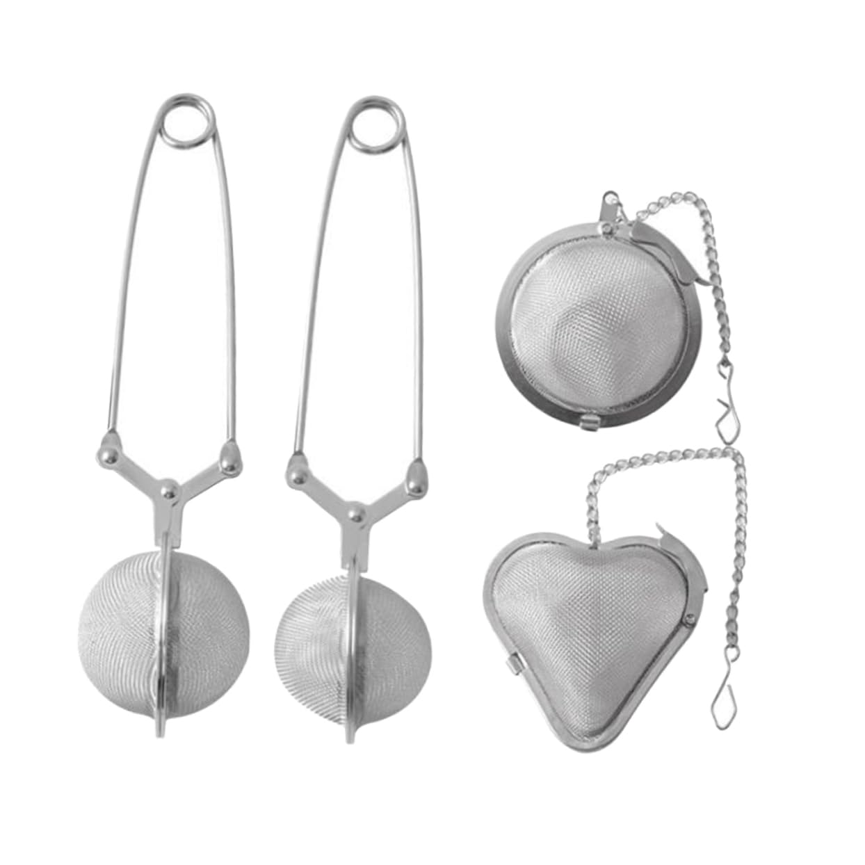 OHPHCALL Long Lasting Stainless Steel Tea Strainer Mesh Tea Strainer Handle for Home