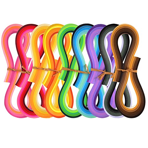 Buy eBoot Quilling Paper Set 1080 Pieces Quilling Art Strips, 44 Colors