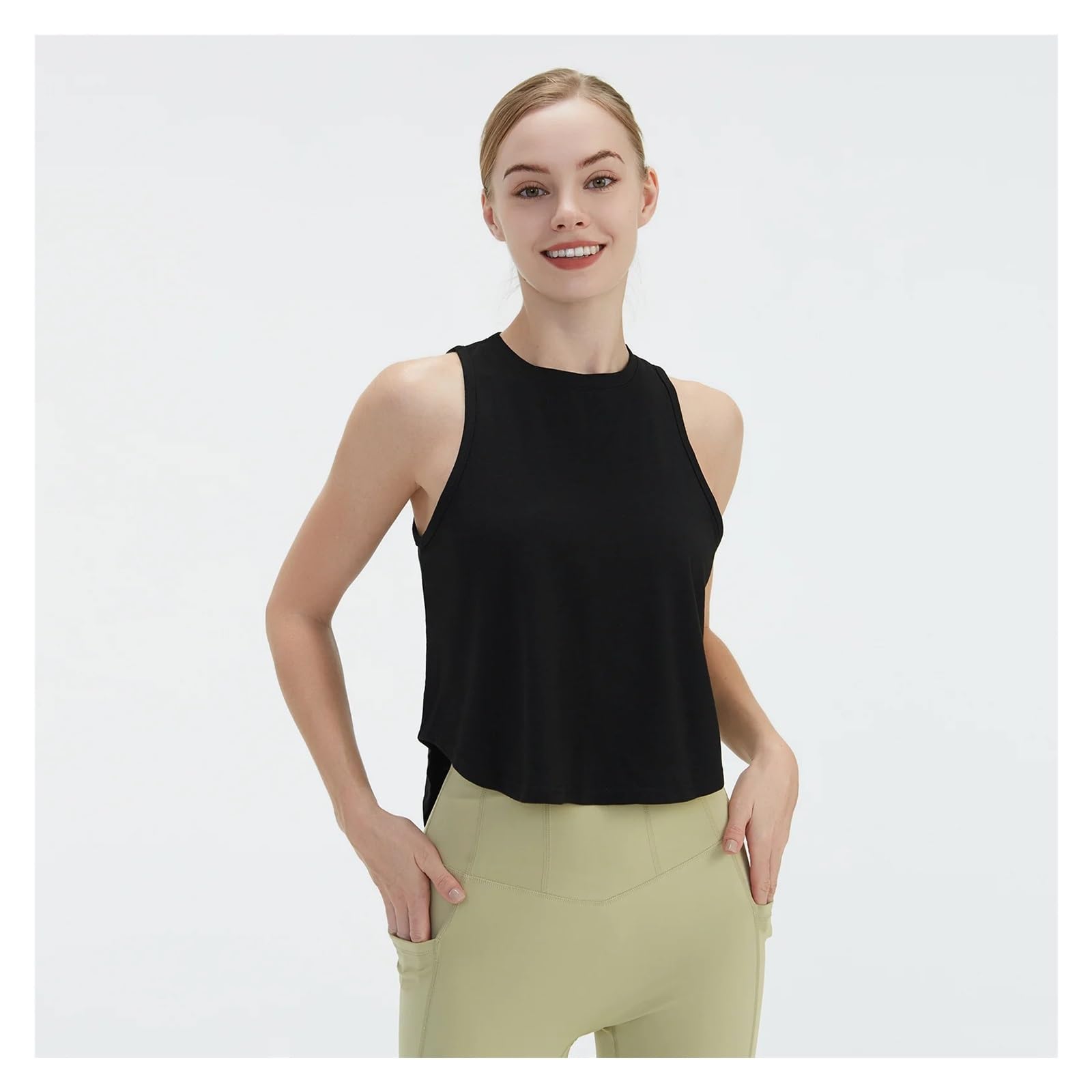Sport BH Damen Crop Top Sport Fitness Yoga Tank for Frauen Schnelltrocknendes Lauftop Gym Workout