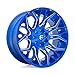 D770 22X10 8X6.5 BLUE-MILL -18MM Custom Wheel