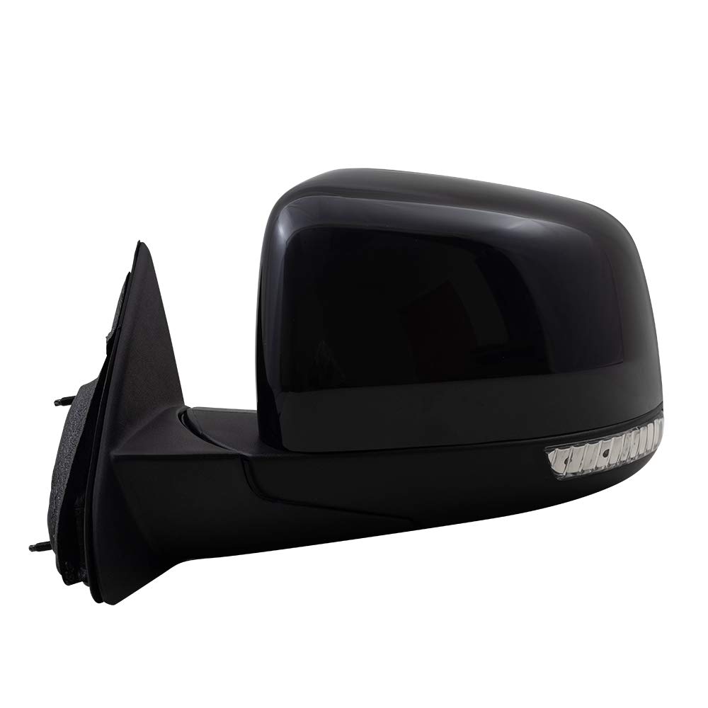 Power Mirror For 2014-2018 Jeep Cherokee Left Side - Manual Folding, Heated, Paintable