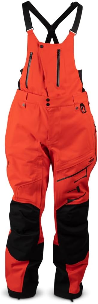 509 Stoke Snowmobile Bib Shell (Apex Red - Large)