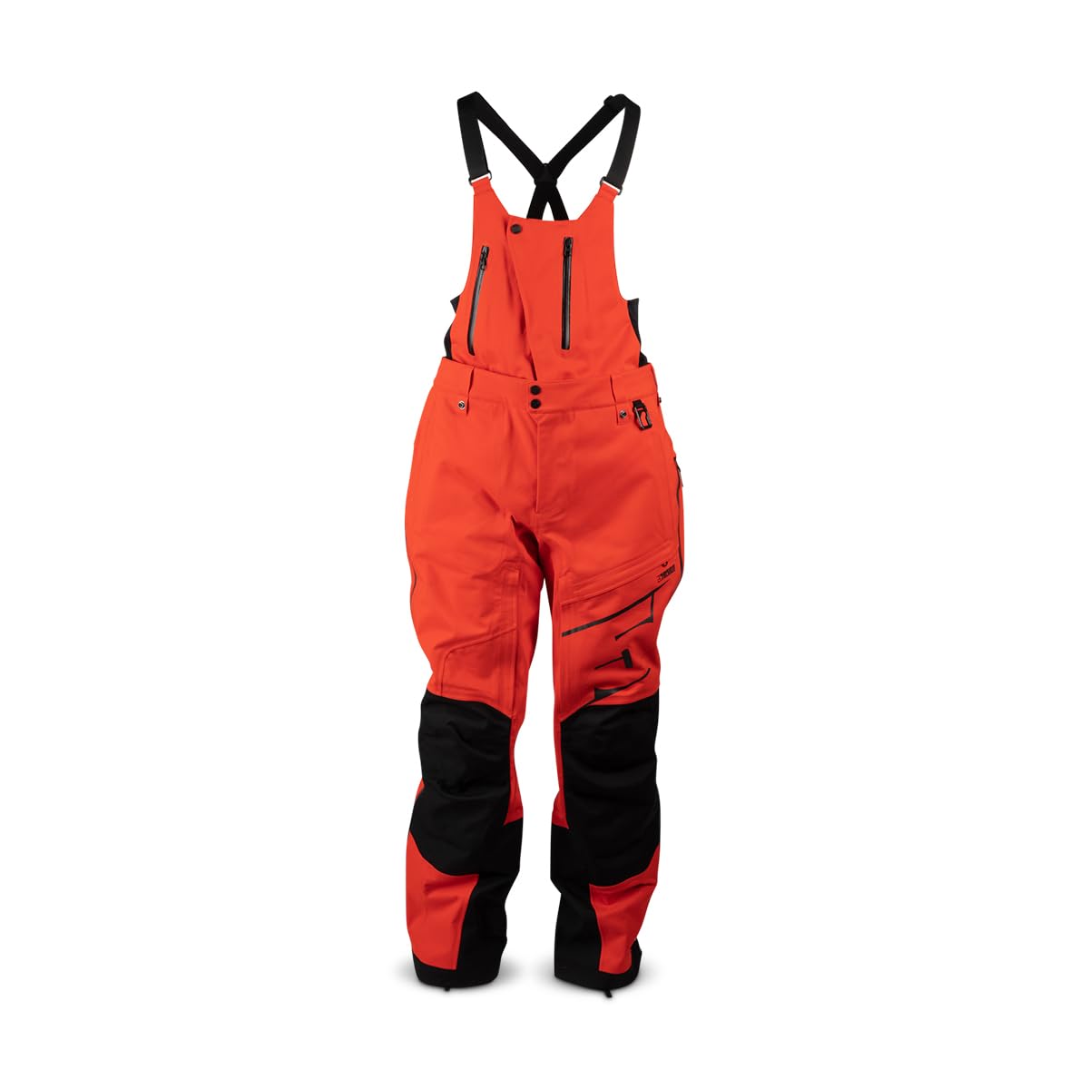509 Stoke Snowmobile Bib Shell (Apex Red - Large)