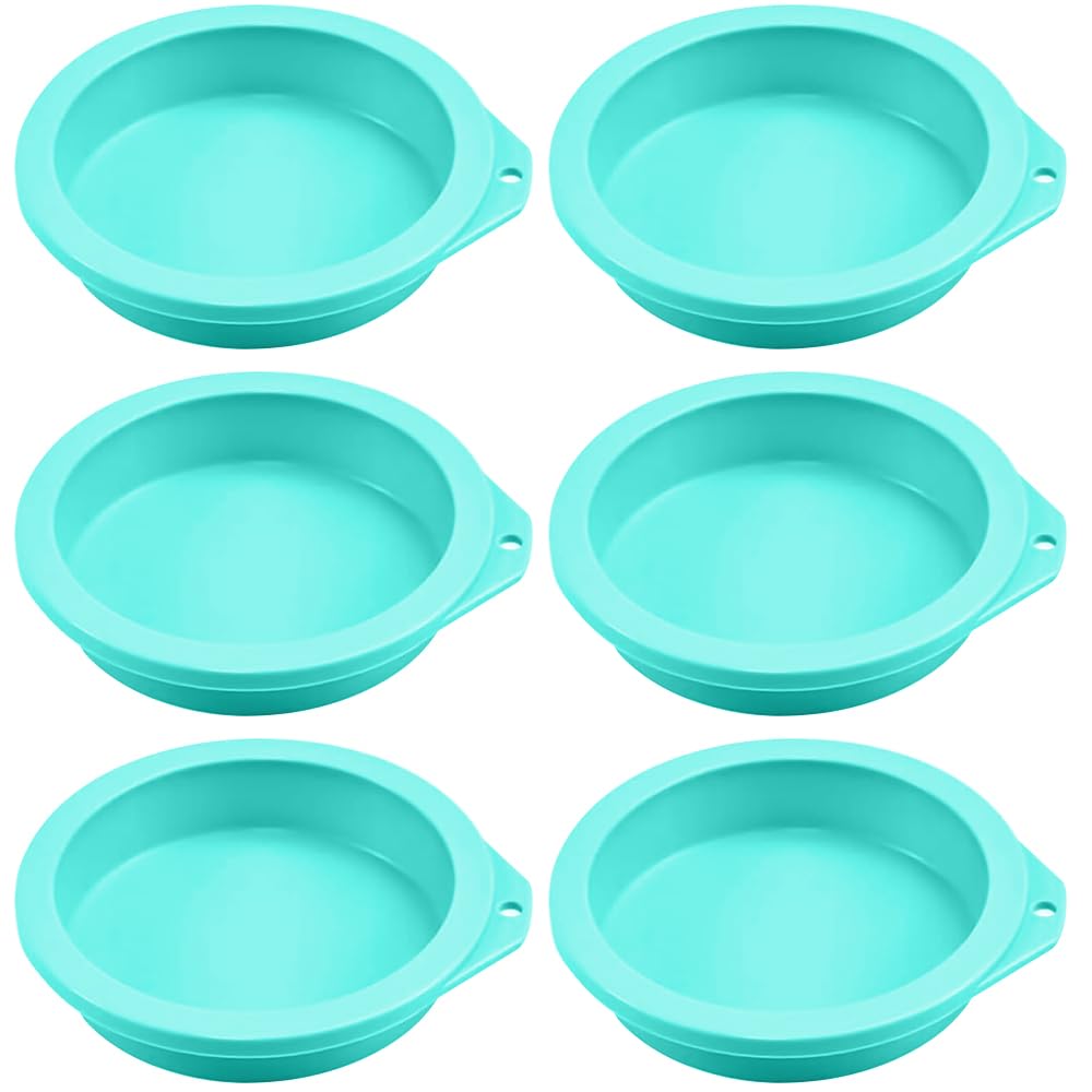 6PCS Air Fryer Egg Mould, 11.8 * 11.8cm Silicone Egg Moulds