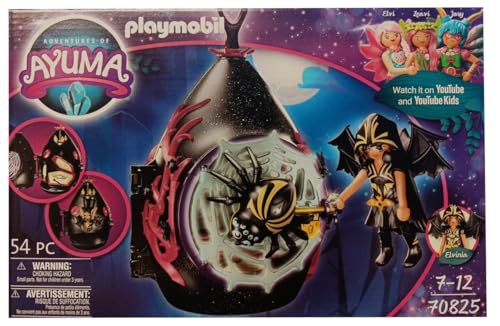PLAYMOBIL Adventures of Ayuma 70825 Unterschlupf der Bat Fairies, Spielzeug für Kinder ab 7 Jahren