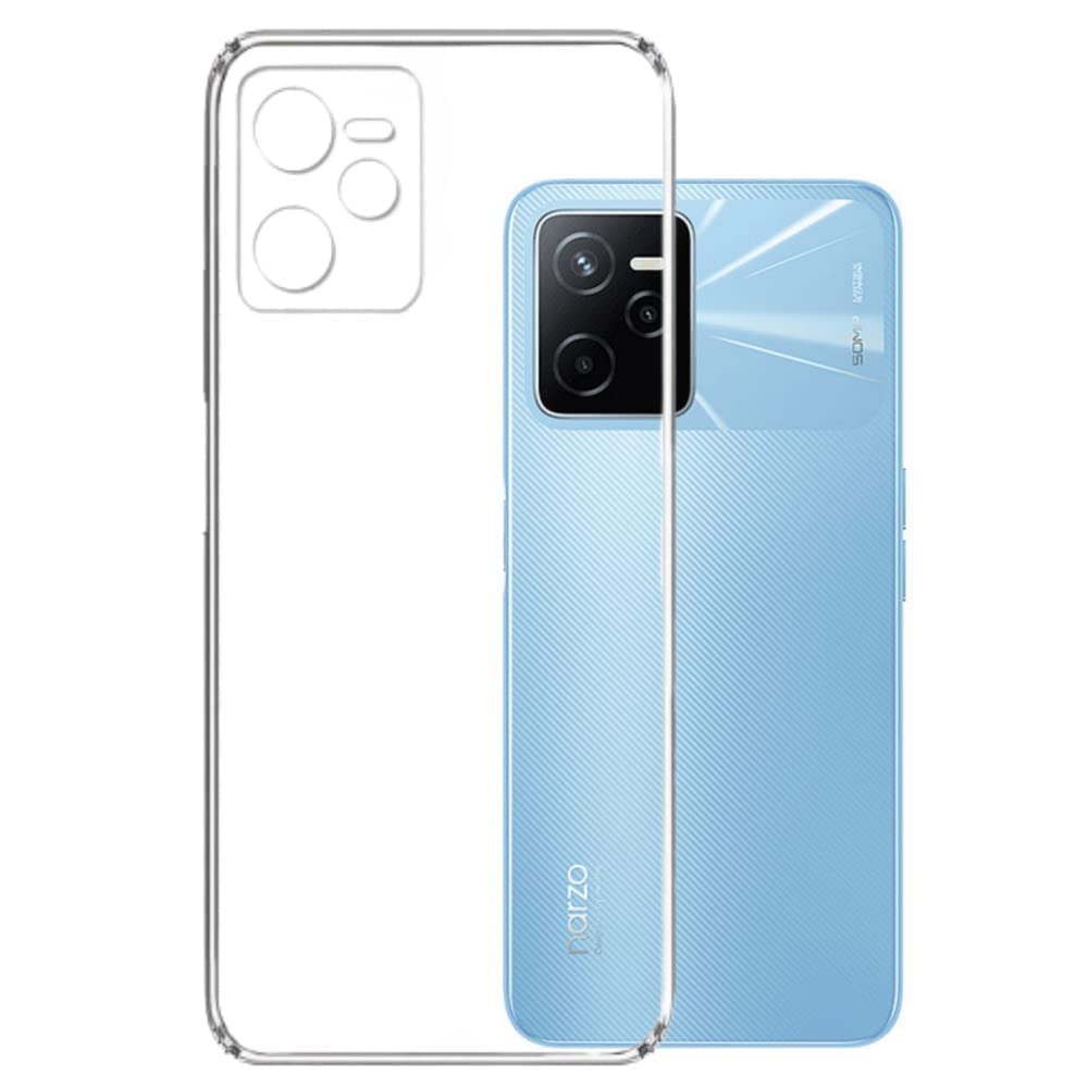 AA19 Transparent Soft Silicon Back Cover for Realme Narzo 50A Prime (Transparent Ultra Clear Case | Slim & Protective Design | Camera Protection) (B0BPR8D659) Amazon Price History, Amazon Price Tracker