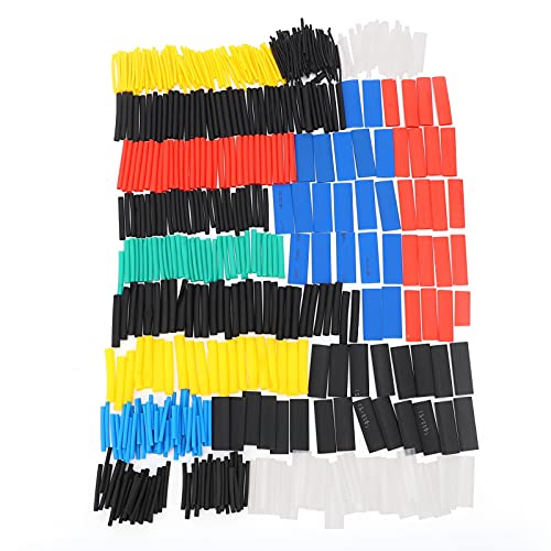 Respicefinem 580Pcs Heat Shrinking Tubing Set Nylon Insulated Colorful Shrinkable Tube Ideal For Electronic Components Circuit Wiring Harness And More
